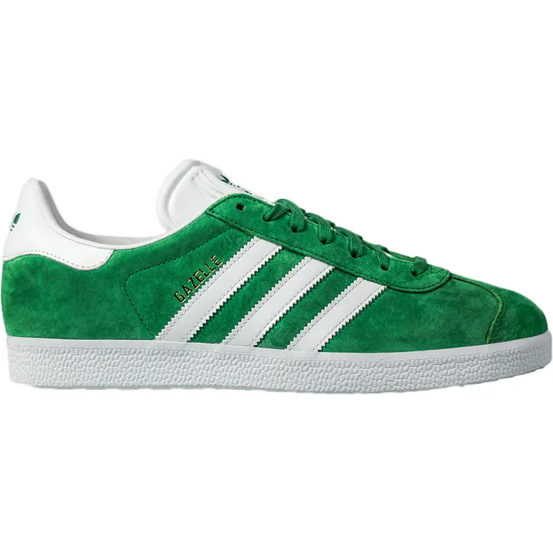 adidas Gazelle Green/White/Gold Metallic (BB5477)