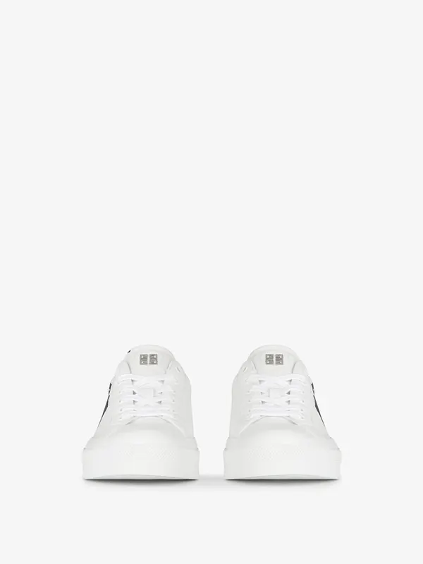 Givenchy Sneakers City sport in leather with tag effect 4G print (BH005VH13P-116)