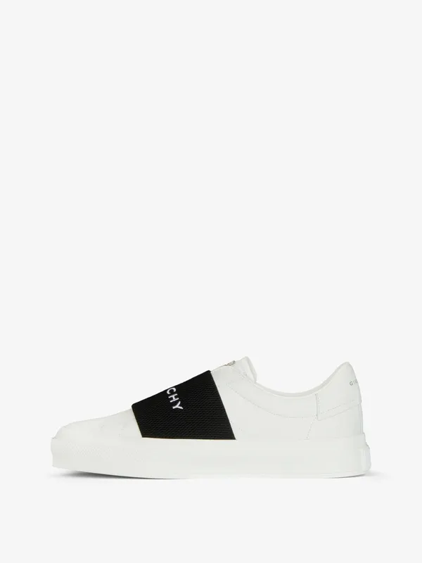Givenchy Sneakers in leather with GIVENCHY webbing (BH005XH14X-116)
