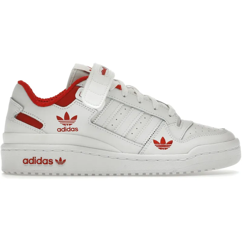 adidas Forum Low Cloud White Red (H01674)