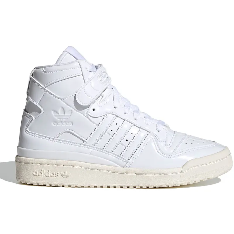 adidas Forum Mid Triple White Patent Leather (W) (G58066)