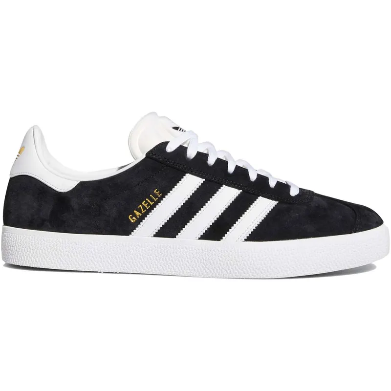adidas Gazelle ADV Black White Gold (FX6563)