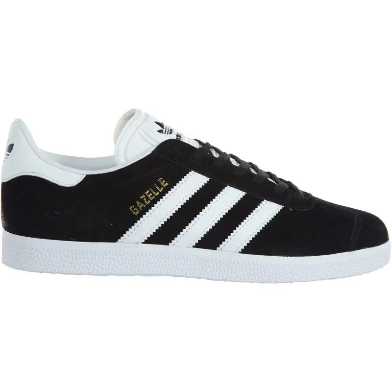 adidas Gazelle Black White-Gold Metallic (W) (BA9595)