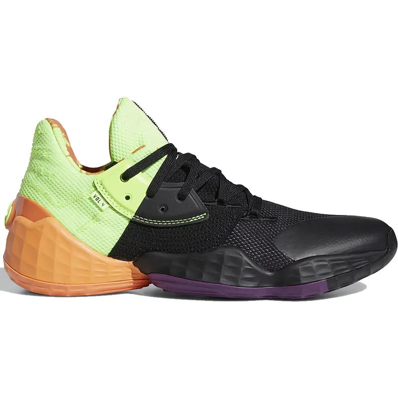 adidas Harden Vol. 4 Black Green Orange (FV4713)