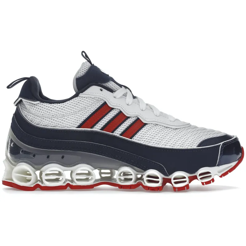 adidas Microbounce T1 White Scarlet Navy (EG5394)