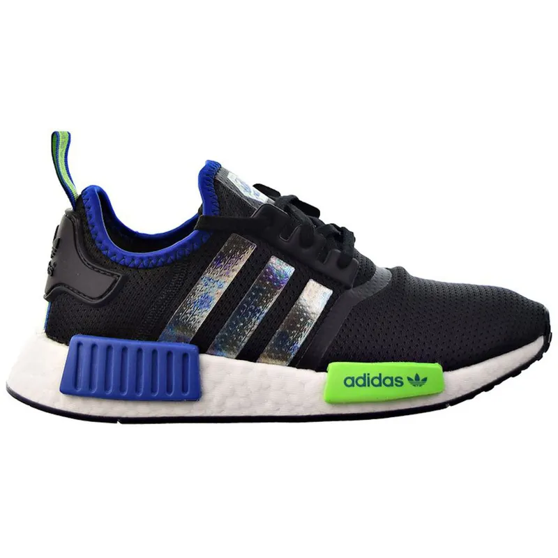 adidas NMD R1 Black Royal Solar Green (GS) (FX6497)