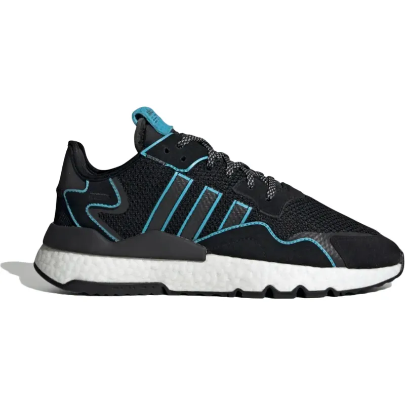 adidas Nite Jogger Core Black Bright Cyan (FV3591)