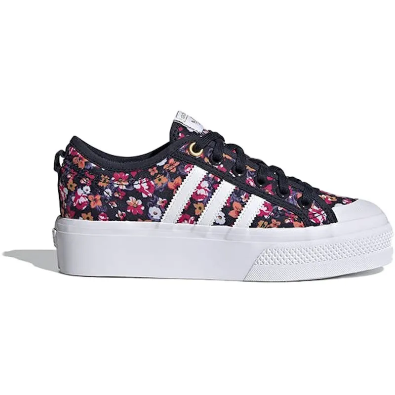 adidas Nizza Platform Floral Black (W) (FY3671)