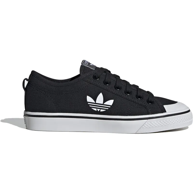adidas Nizza Trefoil Core Black Crystal White (W) (EF1878)