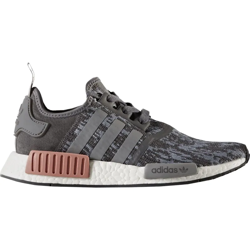 adidas NMD R1 Heather Grey Raw Pink (W) (BY9647)