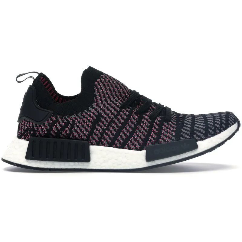 adidas NMD R1 STLT Black Grey Solar Pink (CQ2386)