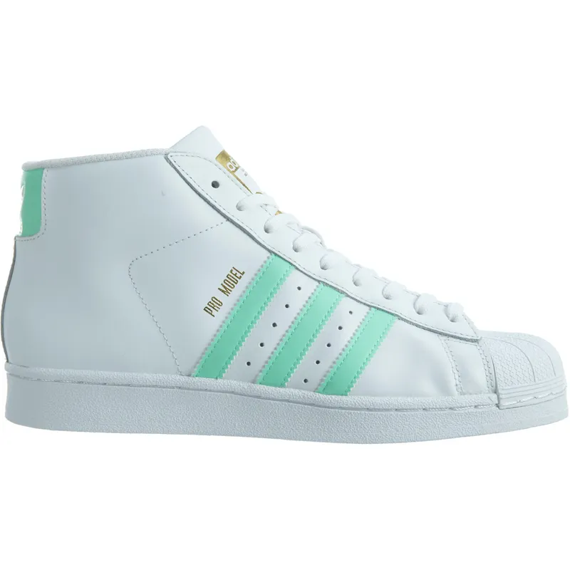 adidas Pro Model White/Green-Metallic Gold (BY3728)