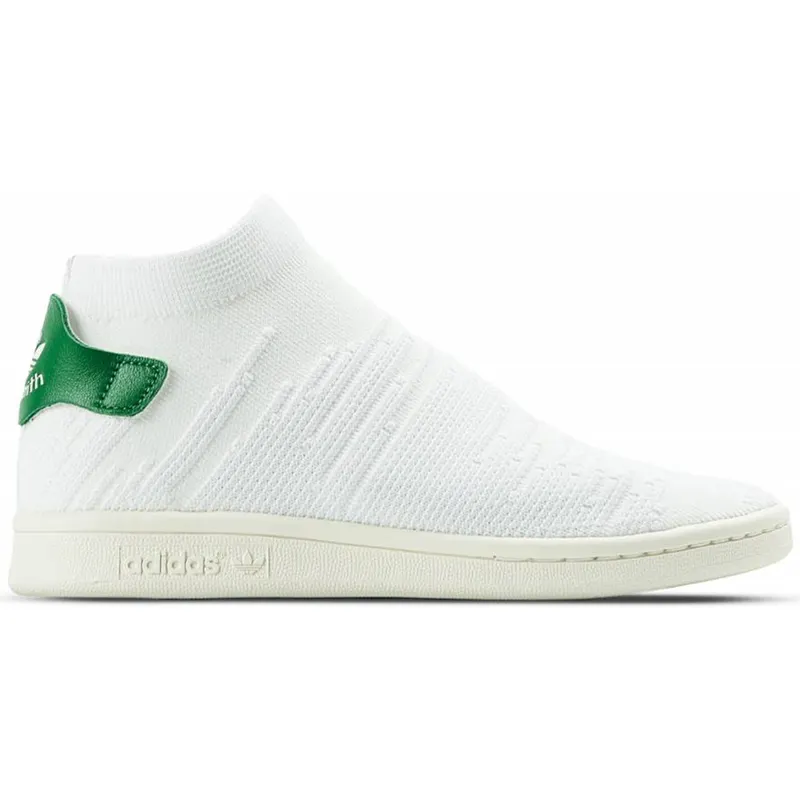 adidas Stan Smith Sock White Green (W) (BY9252)