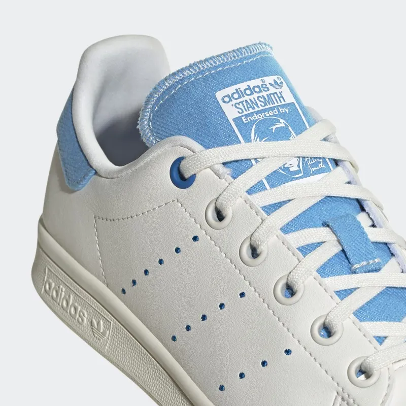 adidas Stan Smith Cloud White / Blue Bird / Light Blue (H03449)