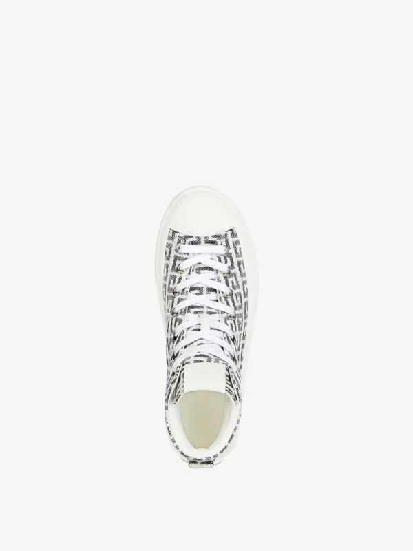 Givenchy High sneakers City in 4G jacquard (BE0025E10N-004)