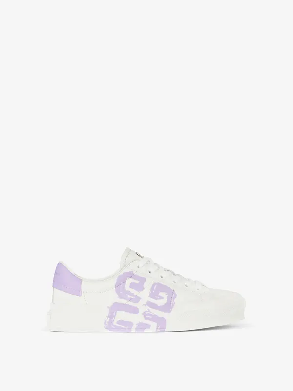 Givenchy Sneakers City Sport in 4G printed leather (BE0027E1CK-599)