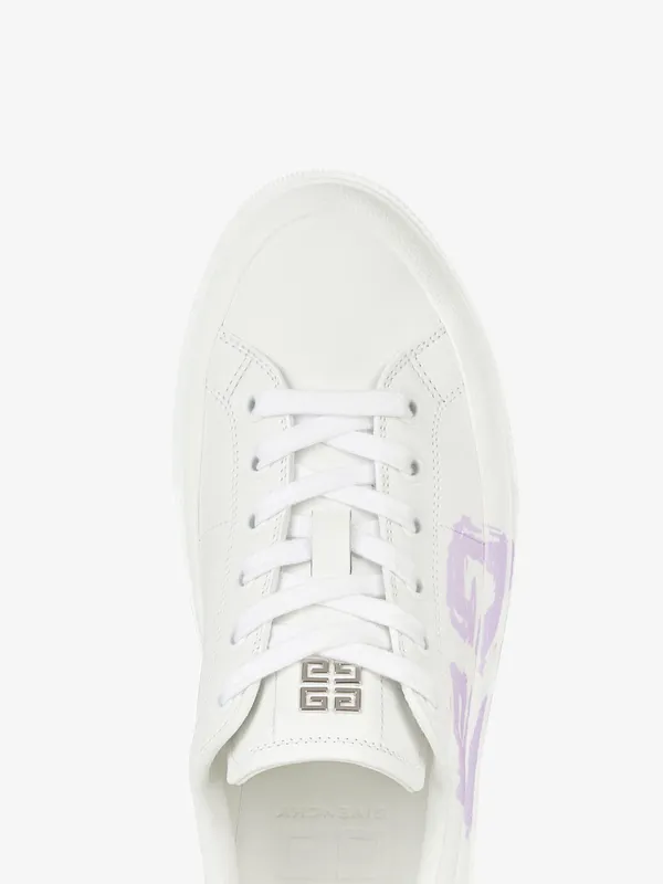Givenchy Sneakers City Sport in 4G printed leather (BE0027E1CK-599)