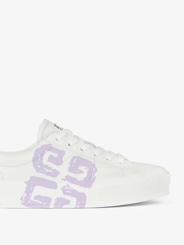 Givenchy Sneakers City Sport in 4G printed leather (BE0027E1CK-599)