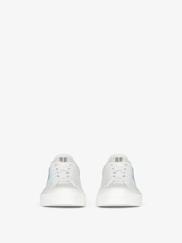 Givenchy Sneakers City sport in leather with tag effect 4G print (BE0027E1JU-148)