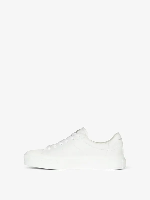 Givenchy Sneakers City sport in leather with tag effect 4G print (BE0027E1JU-148)