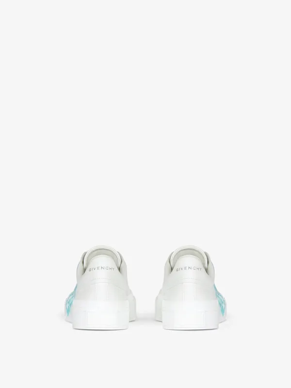 Givenchy Sneakers City sport in leather with tag effect 4G print (BE0027E1JU-148)