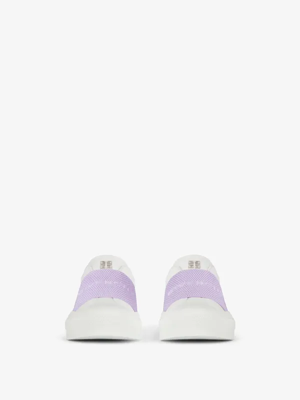 Givenchy Sneakers City Sport in leather with GIVENCHY webbing (BE0029E1BC-599)