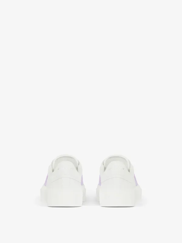 Givenchy Sneakers City Sport in leather with GIVENCHY webbing (BE0029E1BC-599)