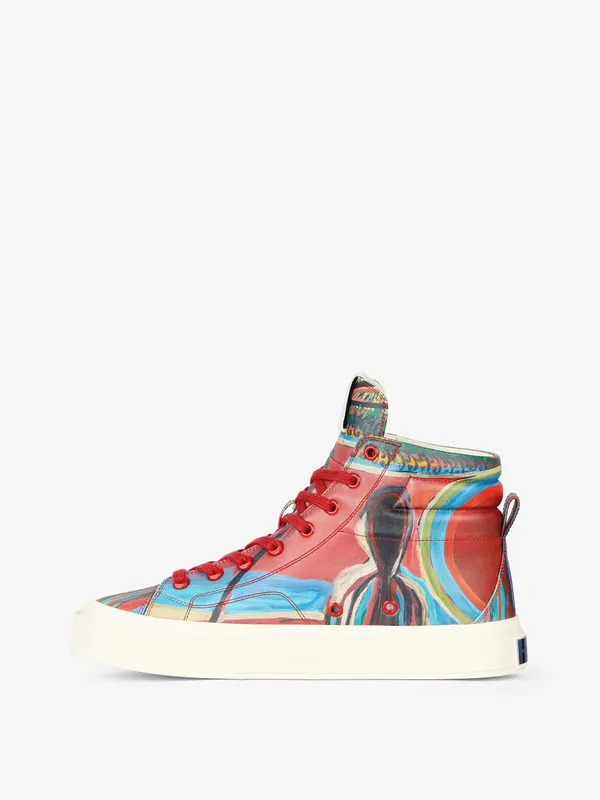 Givenchy City High top sneakers in Reaper print leather (BH005LH17G-960)