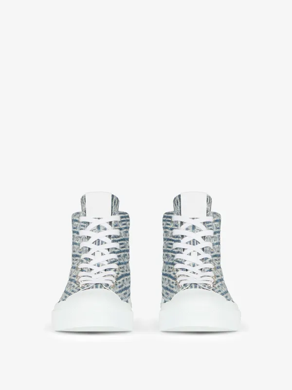 Givenchy City high-top sneakers in 4G jacquard (BH005LH18M-457)