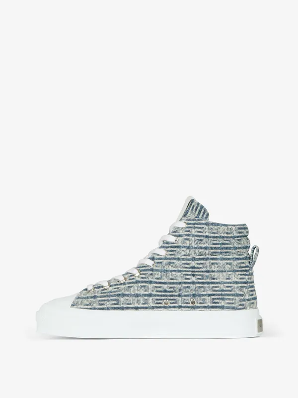 Givenchy City high-top sneakers in 4G jacquard (BH005LH18M-457)