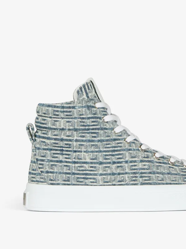 Givenchy City high-top sneakers in 4G jacquard (BH005LH18M-457)