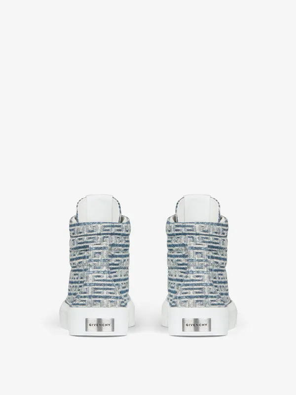 Givenchy City high-top sneakers in 4G jacquard (BH005LH18M-457)