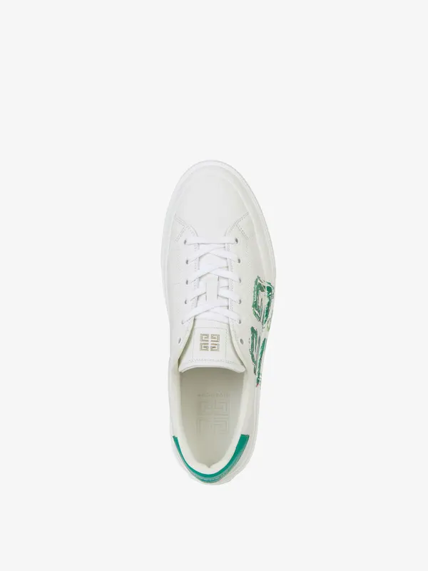 Givenchy Sneakers City Sport in 4G print leather (BH005VH16T-115)