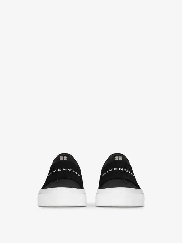 Givenchy Sneakers in leather with GIVENCHY webbing (BH005XH14X-001)