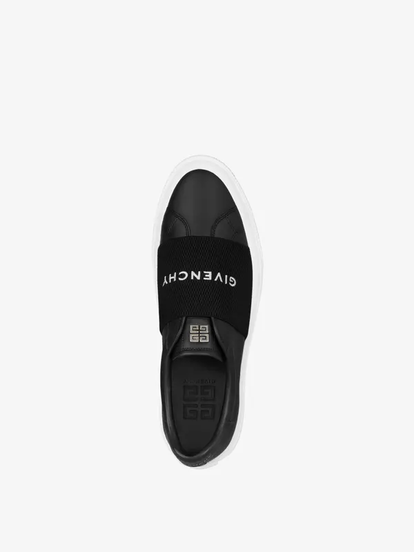 Givenchy Sneakers in leather with GIVENCHY webbing (BH005XH14X-001)