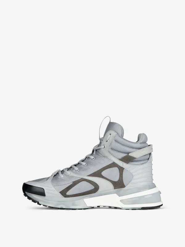 Givenchy GIV 1 TR high sneakers in mesh, suede and leather (BH005YH144-057)