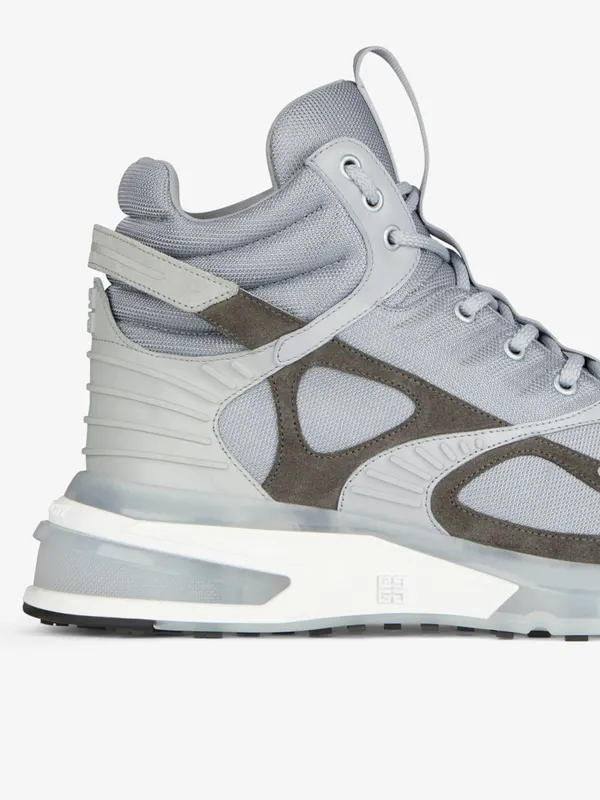 Givenchy GIV 1 TR high sneakers in mesh, suede and leather (BH005YH144-057)