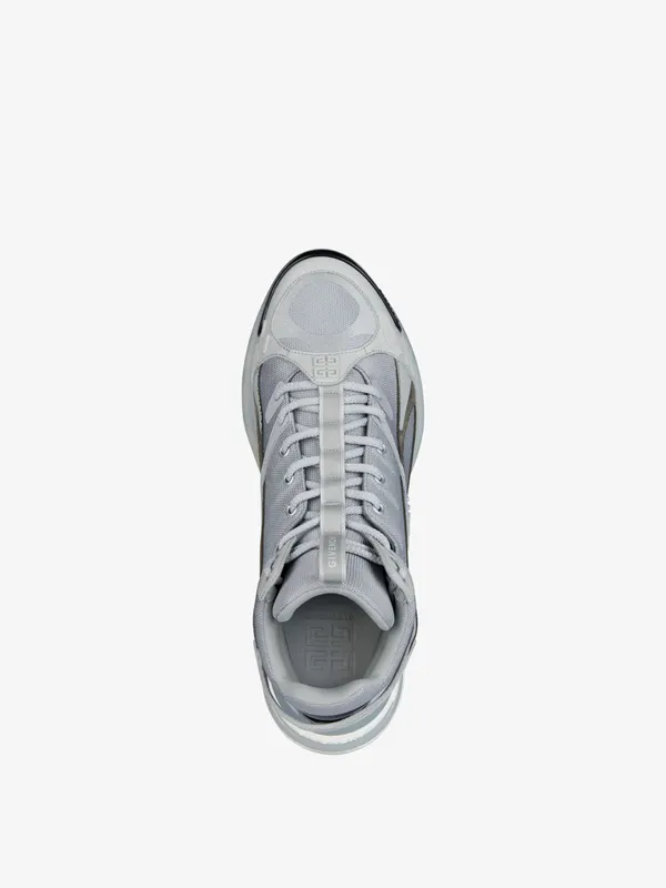 Givenchy GIV 1 TR high sneakers in mesh, suede and leather (BH005YH144-057)