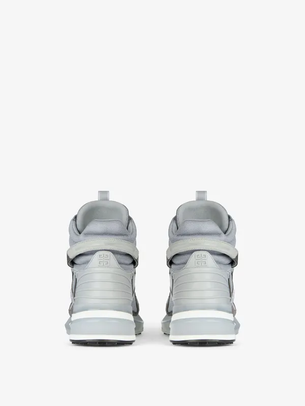 Givenchy GIV 1 TR high sneakers in mesh, suede and leather (BH005YH144-057)