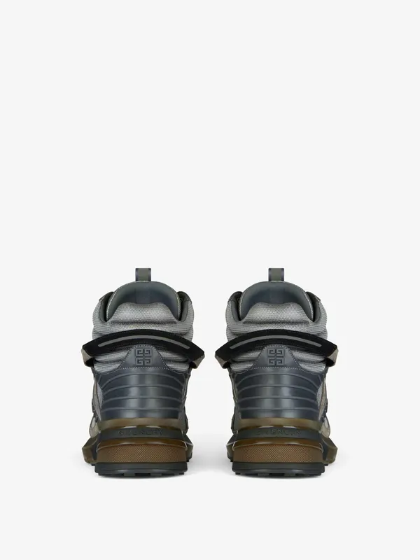 Givenchy GIV 1 TR high sneakers in mesh, suede and leather (BH005YH149-026)