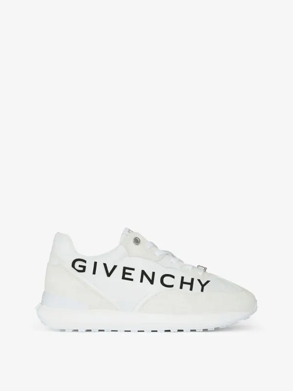 Givenchy GIV Runner sneakers in suede, leather and nylon (BH006ZH1AJ-100)