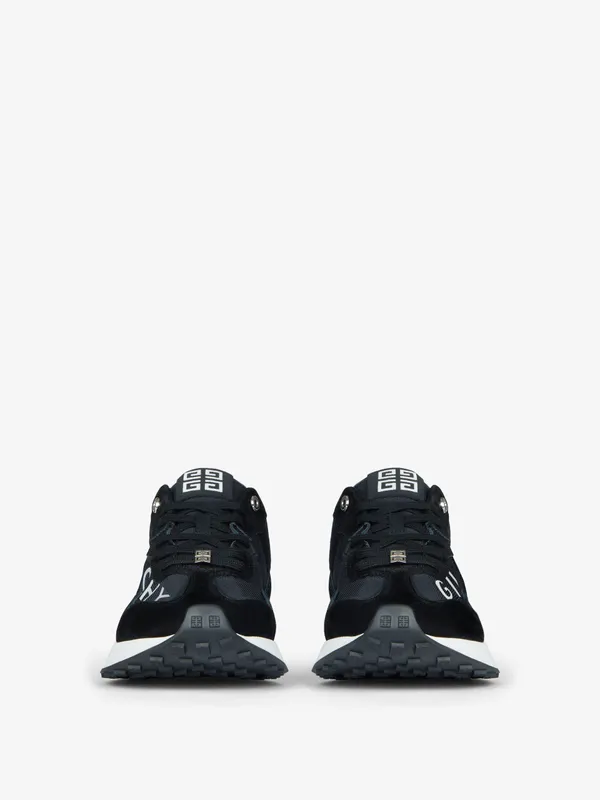 Givenchy GIV Runner shoes in suede, leather and nylon (BH006ZH1AL-001)