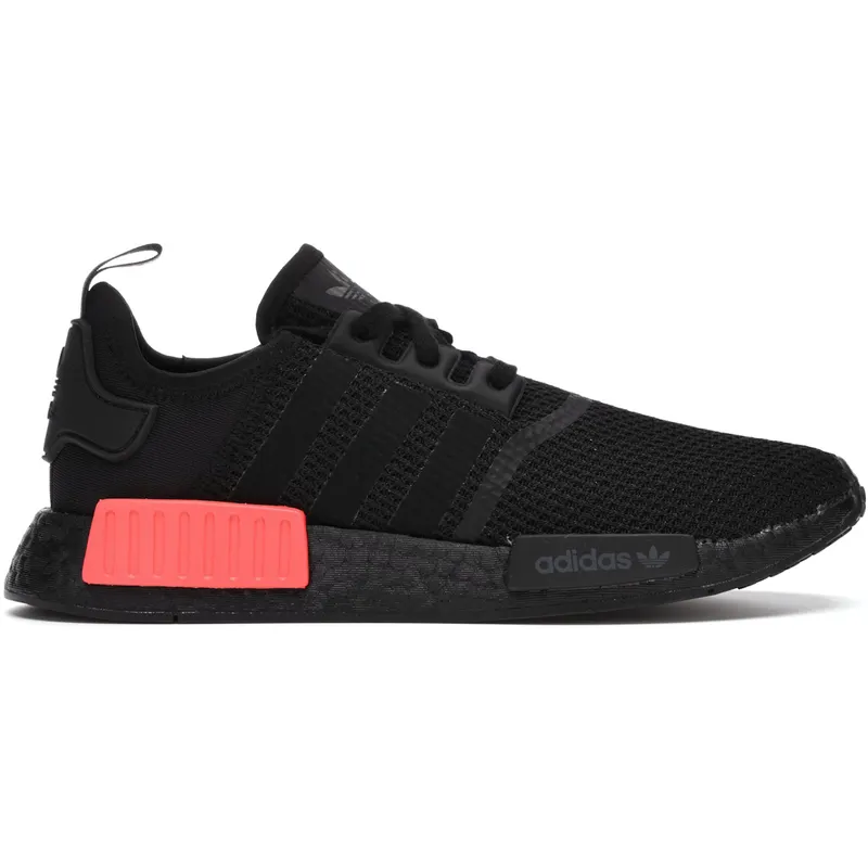 adidas NMD R1 Core Black Solar Red (2020) (FV8162)