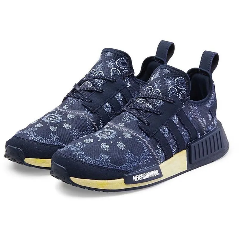 adidas NMD R1 Neighborhood Paisley Navy (GY4158)