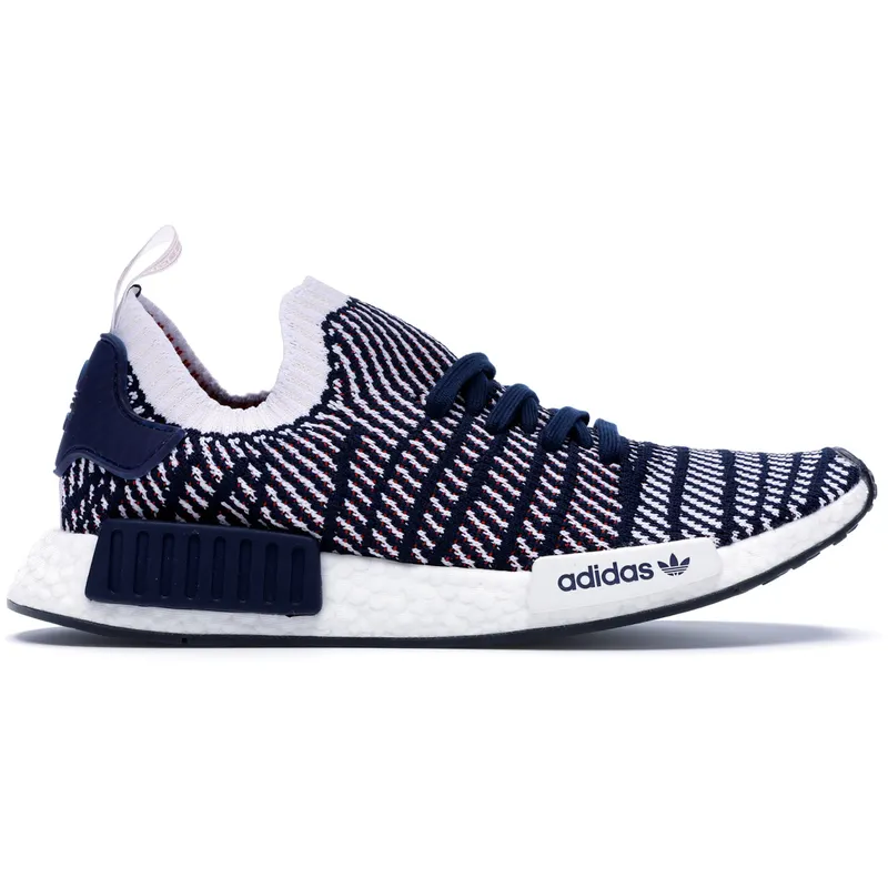 adidas NMD R1 STLT Navy White Red (D96821)