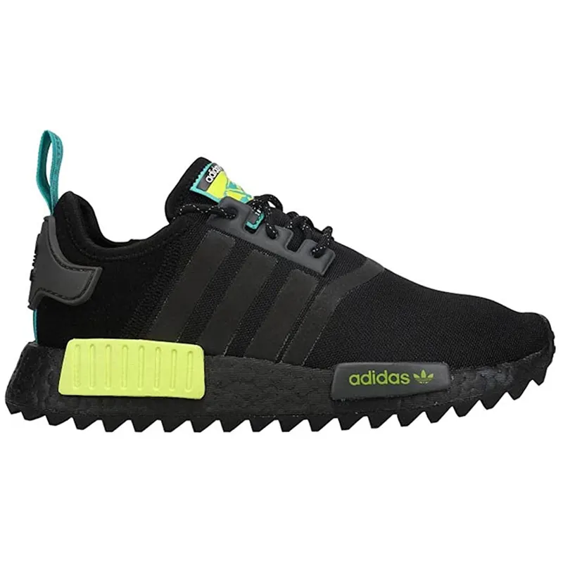 adidas NMD R1 Trail Black Solar Yellow (GS) (FV4717)