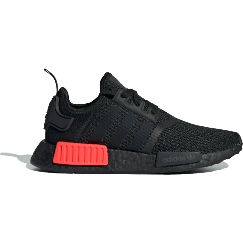 adidas NMD R1 V2 Core Black Solar Red (GS) (FV8174)