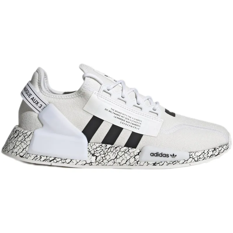 adidas NMD R1 V2 Crackled White Black (GZ6550)