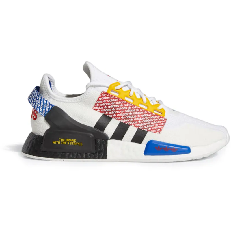 adidas NMD R1 V2 Logo Print Cloud White Multi (FZ4825)