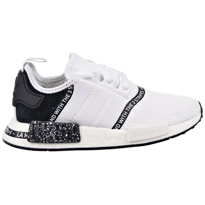 adidas NMD R1 White Black (GS) (EF3647)